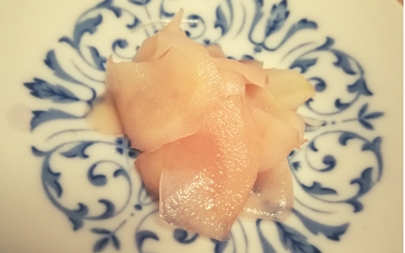 新生姜　ガリ　甘酢漬け
